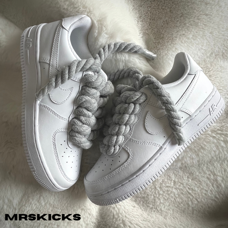 Custom Grey Rope Airforce 1