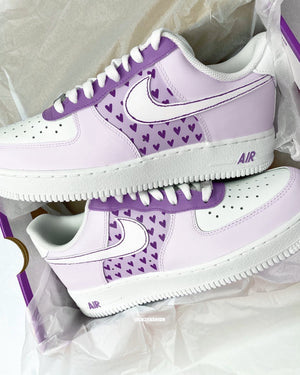 PASTEL HEARTS nf AIR FORCE 1'S (more colours)