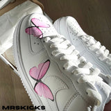 Custom Pink Butterfly Airforce 1