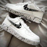 Custom Ombre Splatter Airforce 1