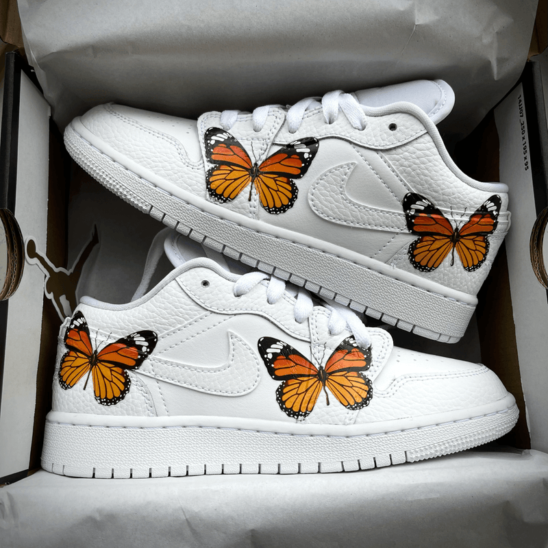 Custom Butterfly Jordan 1 Low