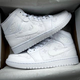 Custom White Lv Jordan 1
