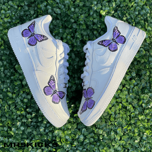 Custom Purple butterfly Airforce 1