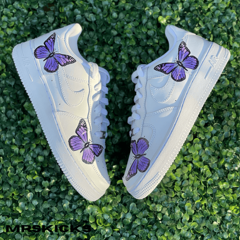 Custom Purple butterfly Airforce 1