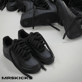 Custom Triple Black Rope Airforce 1