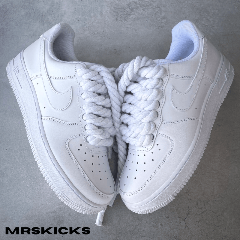 Custom White Rope Airforce 1
