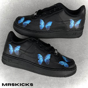 Custom Black Butterfly Airforce 1