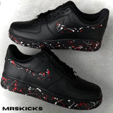 Custom Red Splash Airforce 1