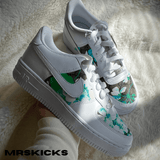 Custom Blue GG Blossom Airforce 1