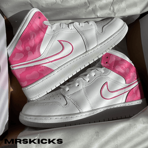 Custom Pink Boba Jordan 1
