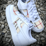 Custom Tartan Stripes Airforce 1