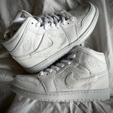 Custom White Lv Jordan 1