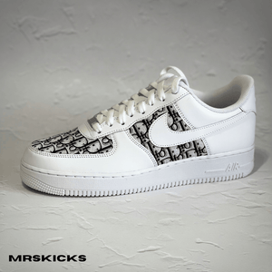 Custom White CD Airforce 1