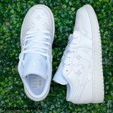 Custom White Lv Jordan 1 Low