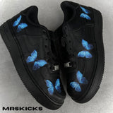 Custom Black Butterfly Airforce 1
