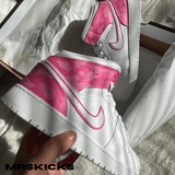Custom Pink Boba Jordan 1