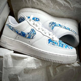 Custom Blue Rain Airforce 1