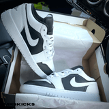 Custom Black Panda Jordan 1 Low