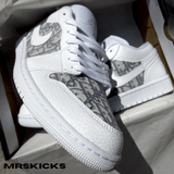 Custom Grey CD Jordan 1 Low