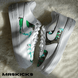 Custom Blue GG Blossom Airforce 1