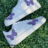 Custom Purple butterfly Airforce 1