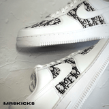 Custom White CD Airforce 1