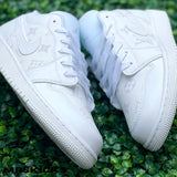 Custom White Lv Jordan 1 Low