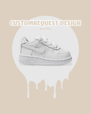 CUSTOMREQUEST SNEAKERS BABY/KIDS nf AIR FORCE 1’S