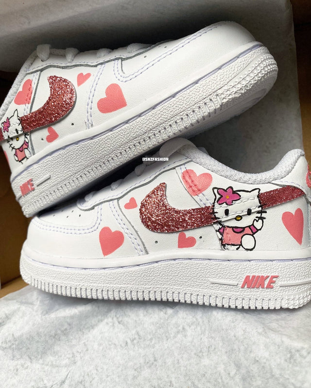 HELL0 KITTY BABY/KIDS nf AIR FORCE 1