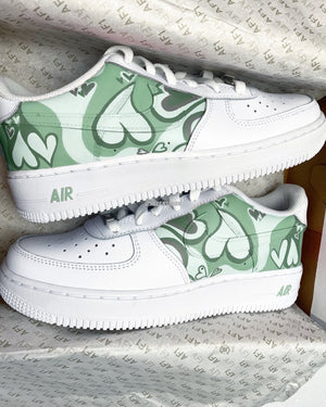 AESTHETIC HEARTS nf AIR FORCE 1'S (more colours)