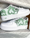AESTHETIC HEARTS nf AIR FORCE 1'S (more colours)