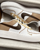COFFEE VIBES DESIGN nf AIR FORCE 1'S