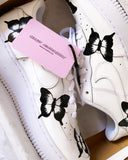 BLACK BUTTERFLIES nf AIR FORCE 1'S