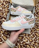 LEOPARD PRINT nf AIR FORCE 1'S (BABY/KIDS/ADULTS)
