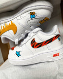 P00H BEAR x TIGGER nf AIR FORCE 1 EASY ON BABY/KIDS