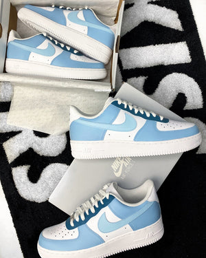 BLUE EARTH TONES nf AIR FORCE 1'S(BABY/KIDS)
