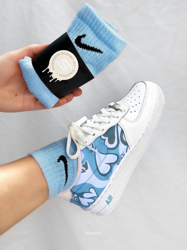 AESTHETIC HEARTS nf AIR FORCE 1'S (more colours)