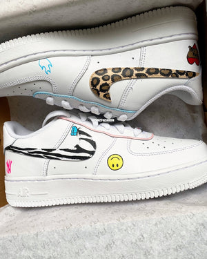 CUSTOM 4DESIGNS nf AIR FORCE 1'S