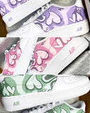 AESTHETIC HEARTS nf AIR FORCE 1'S (more colours)